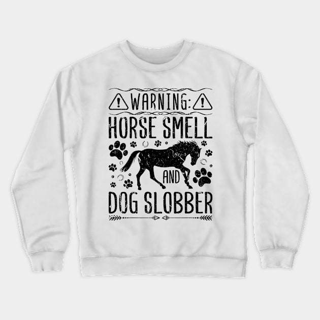 Horse Rider Equestrian Crewneck Sweatshirt by Humbas Fun Shirts